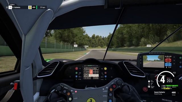 ACC - Imola - HotLap + Setup - Ferrari 488 GT3 Evo - 1:40.827 смотреть онлайн