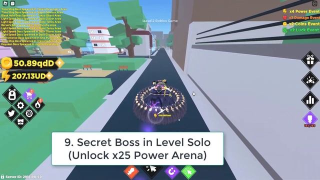 Anime Evolution Simulator - All 12 Secret Bosses in game смотреть онлайн