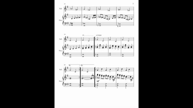'My Life In Peace' Composition (w/ Music Score ) смотреть онлайн