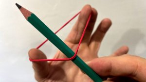 Фокус с карандашом и резинкой с обучением! Научись за ОДНУ минуту!