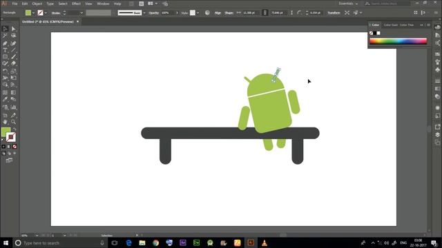 Finding Love Of Android In Illustrator | SpeedArt #9 | By MindWash | смотреть онлайн