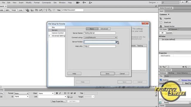 How to create a Testing Server with XAMPP in dreamweaver CS6. смотреть онлайн
