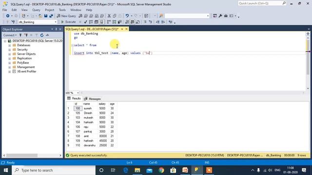 #8 Null operator in SQL |SQL-2018 tutorials in Hindi смотреть онлайн