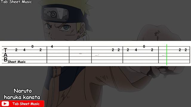 Naruto OP 2 - Haruka Kanata Guitar Tutorial