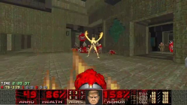 Doom 2 Sunder Map 01 (4:29) UV-MAX All Secrets (Polish commentary) Zagrajmy w ... смотреть онлайн