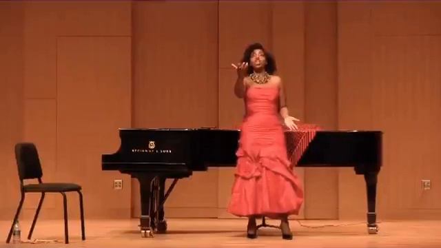 Dr. Erica Vernice Simmons singing A Good Assassination Should be Quiet by David N. Baker смотреть онлайн