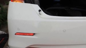 Установка Лэд катафот на задний бампер