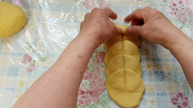 Нежный вкусный пирог.С помадкой.