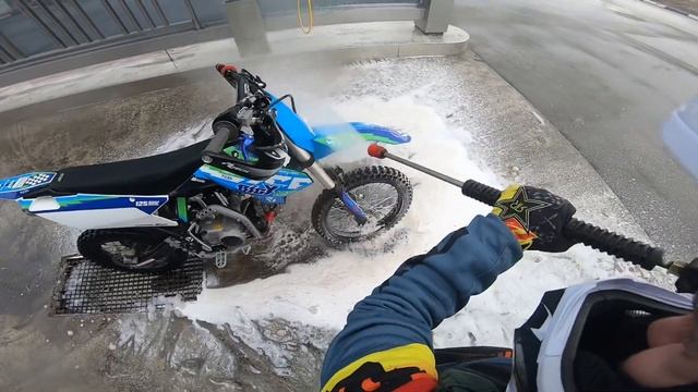 Мойка питбайка ycf смотреть онлайн