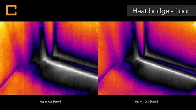 C-THERMAL FLIR Lepton core comparison - 80x60 vs. 160x120 смотреть онлайн