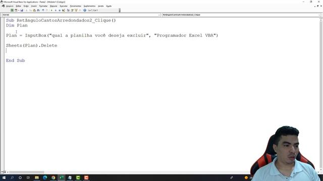 Como Excluir Planilha com INPUTBOX, Como permitir ao usuario escolher qual planilha excluir via VBA смотреть онлайн