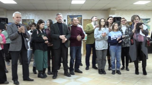 Открытие художественной выставки «Сквозь время» смотреть онлайн