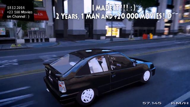 Opel Kadett GL 1.8 - GTA IV MOD ENB | 2.7K / 1440p ! _REVIEW смотреть онлайн