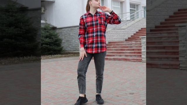 Женская клетчатая рубашка от KarSaNy Store смотреть онлайн