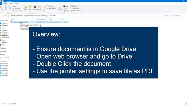 Unlocking a Secured PDF using Google Drive смотреть онлайн