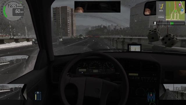 АНОМАЛЬНЫЙ СНЕГОПАД В МАЕ ОБРУШИЛСЯ НА ГОРОД - РАБОТАЮ ВОДИТЕЛЕМ ТАКСИ●CITY CAR DRIVING смотреть онлайн