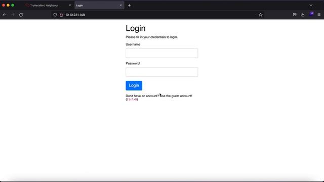 IDOR | Neighbour | Tryhackme смотреть онлайн