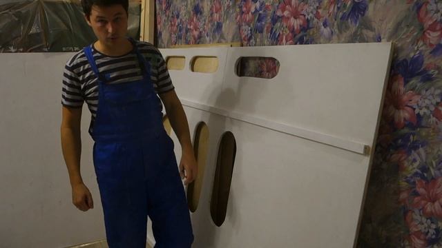 Двухъярусная кровать своими руками из фанеры. В детскую комнату. В виде САПСАНА. смотреть онлайн