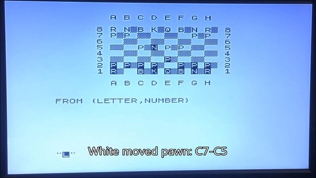 ZX81 BASIC Chess by Tim Hartnell vs a Modern Chess Engine смотреть онлайн