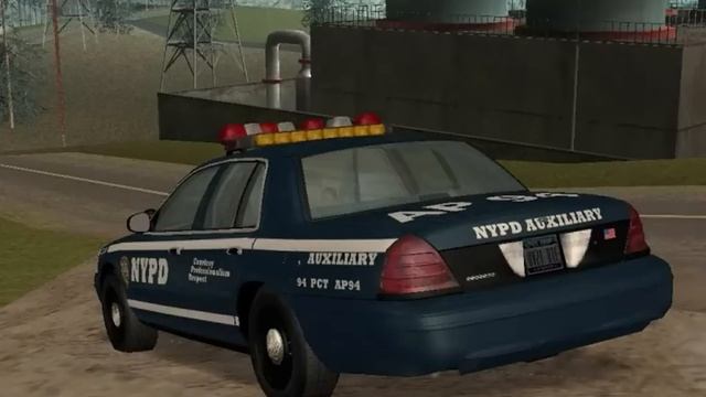Ford Crown Victoria NYPD Auxiliary for GTA SA смотреть онлайн