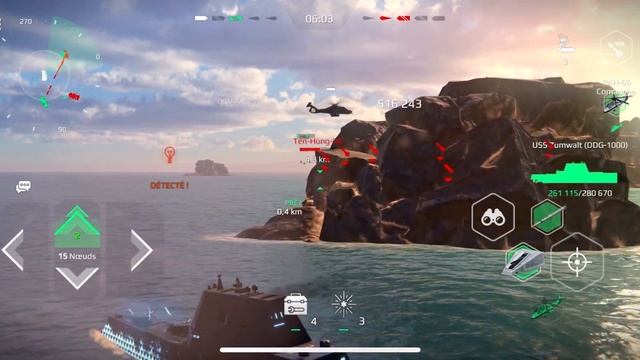 1ère Battle Modern Warships (USS Zumwalt (DDG-1000) IOS смотреть онлайн