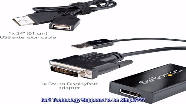 Great product - StarTech.com DVI to DisplayPort Adapter - USB Power - 1920 x 1200 - DVI to Display смотреть онлайн