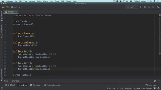 Challenge_Make an Etch-A-Sketch App | 100 Days of Code: The Complete Python Pro Bootcamp for 2022 смотреть онлайн