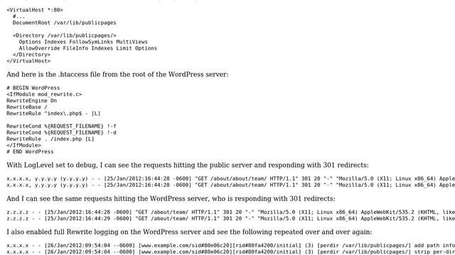 DevOps & SysAdmins: Infinite redirect with Wordpress proxied from Apache смотреть онлайн