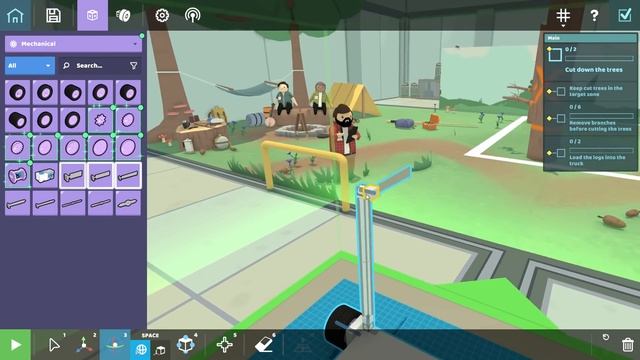 I Built the Most Amazing All-in-One Lumberjack Robot! (RoboCo Alpha Gameplay) смотреть онлайн