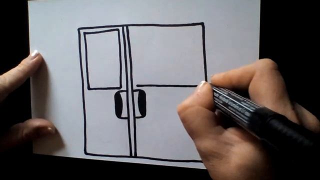 KAWAII РИСУНКИ | Как нарисовать дверь - How to draw a door Как нарисовать милые рисунки смотреть онлайн