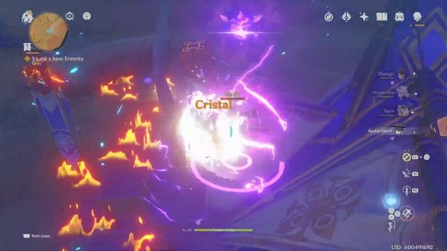Genshin Impact game play batalha testando Build DPS Andarilho смотреть онлайн