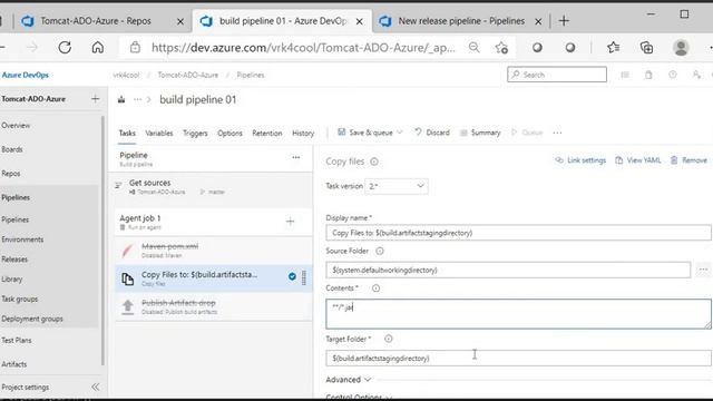 Deploy Azure VM using ARM template - war file deployment to tomcat hosted in VM смотреть онлайн