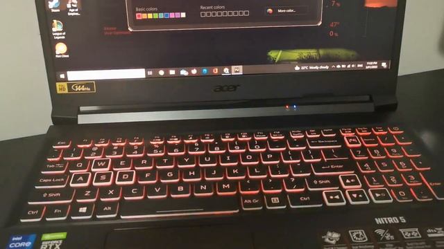 How To Change Keyboard Colours On Acer Nitro 5 Laptop смотреть онлайн