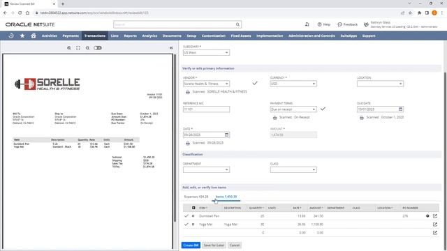 NetSuite Bill Capture смотреть онлайн