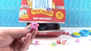 Lost Kitties Mice Mania Cheese Wheels Blind Bag Series 3 Toy Review | PSToyReviews