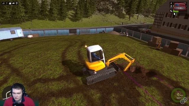 Первый взгляд на Construction Simulator 2015 смотреть онлайн