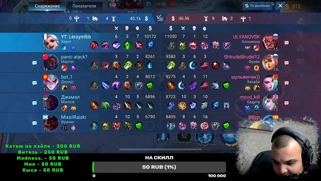 Узнай тайну Агрессивной Игры в MOBILE LEGENDS: ЛИНГ КАК ИГРАТЬ СОЛО! LEROYMLBB СТРИМ смотреть онлайн