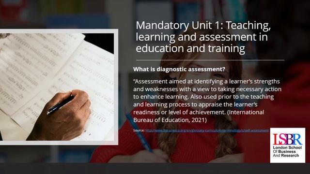 LSBR, UK Unit 1 Teaching, learning and assessment in education and training - mandatory unit смотреть онлайн