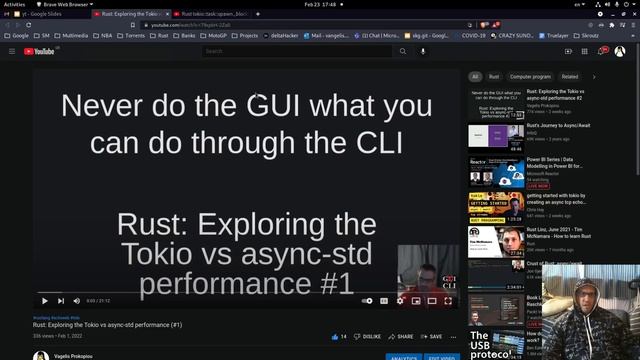 Rust: tokio::task::spawn_blocking() feedback received смотреть онлайн