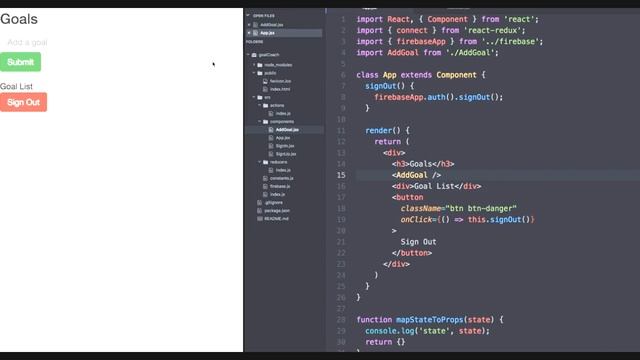 React Js Tutorials - Writting App Component | React with Redux | React Js Tutorials for Beginners смотреть онлайн