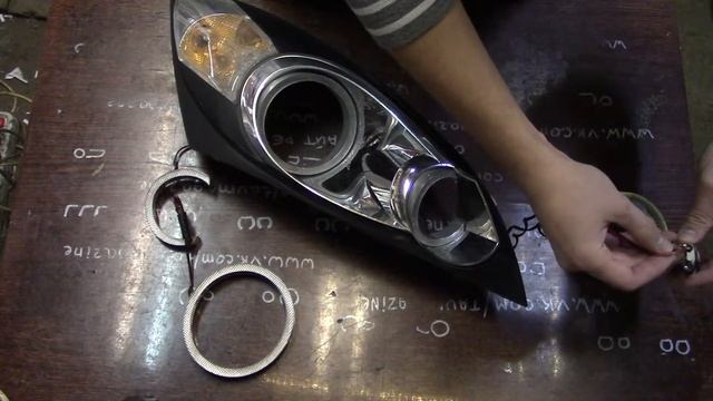 Led Angel Eyes Kia Ceed By TAU Tech  Полный обзор