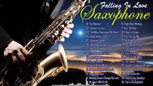 Top 50 Saxophone Instrumental Love Songs 💖 Best Soft Relaxing Instrumental Music смотреть онлайн