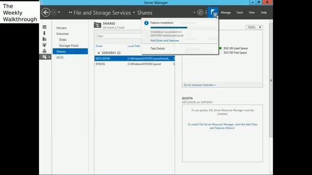 Windows Server 2012 - Enable SMB and NFS sharing смотреть онлайн