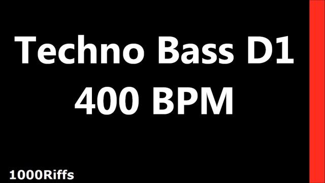 Techno Bass Metronome D1 : 400 BPM : Beats Per Minute смотреть онлайн