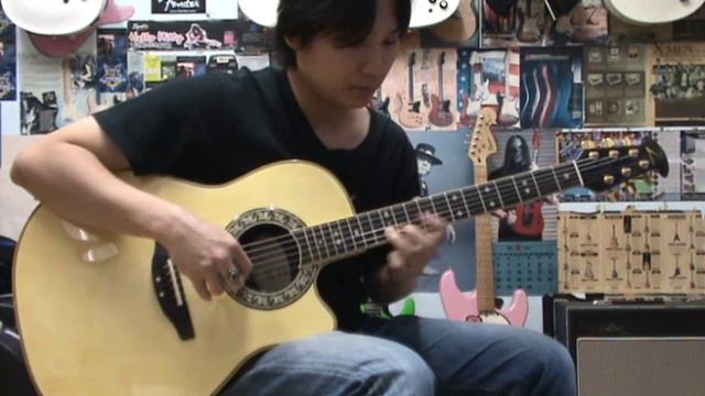 ลองเสียงกีตาร์โปร่งหลังเต่า Ovation 1867 Legend Acoustic Guitar смотреть онлайн
