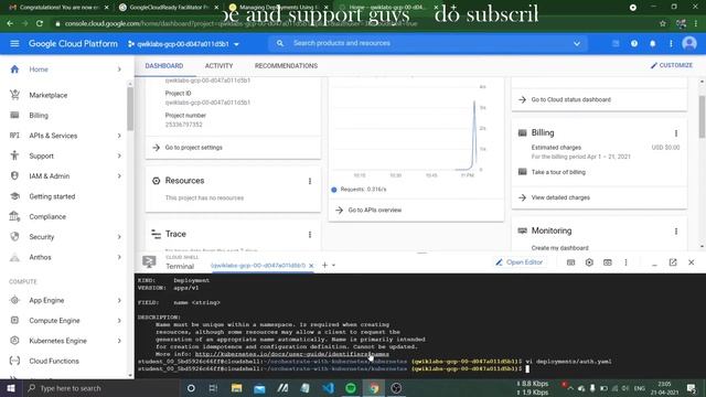 Managing Deployments Using Kubernetes Engine [GSP053] | Qwiklabs | Google cloud ready смотреть онлайн