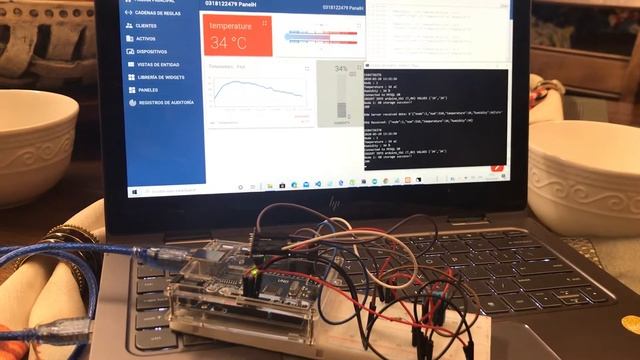Arduino Servidor TCP en Python que incluye conexión a Thingsboard (gráficas en la nube) смотреть онлайн