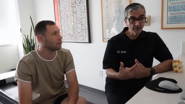 Relieving Back Pain through adjustments and posture correction with Dr. Rahim смотреть онлайн