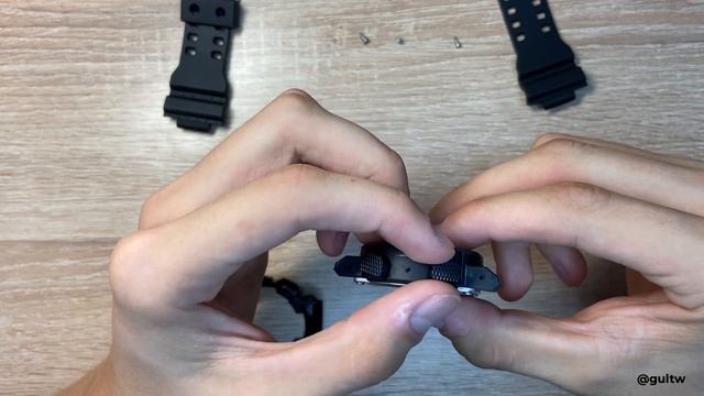 Установка ремешка на часы G-Shock смотреть онлайн
