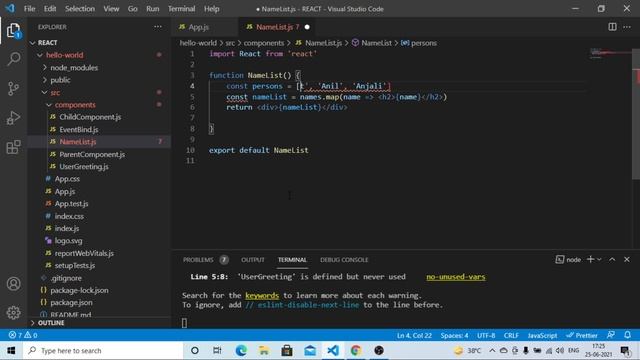 ReactJS Lecture-17-List Rendering смотреть онлайн